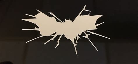 Calcoman A De Vinilo Dark Knight Crashing Smashing Batman Rises