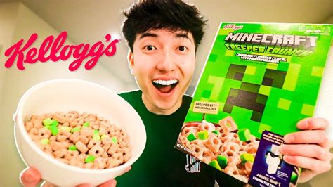 Minecraft Cereal Taste Test Youtube