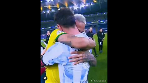 Neymar And Messi Sad Moments Copa America Youtube