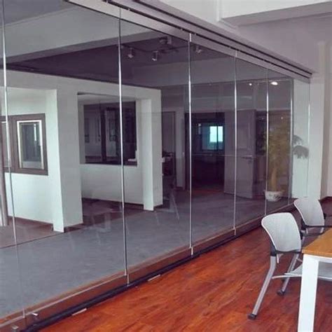 Transparent Plain Glass Partition For Office At Rs 300 Square Feet In