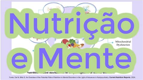 Nutrição E Desordens Mentais Youtube