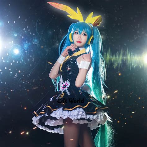 Uniforme Miku Lapin Fille Tenue Cosplay Anime Costumes Canoeracing