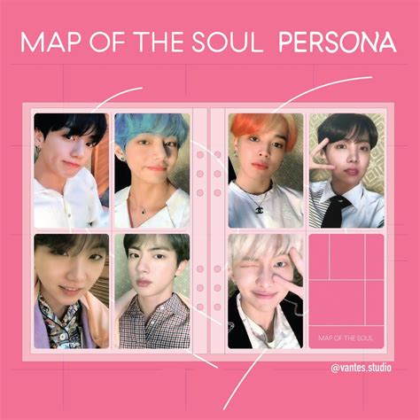 Bts Map Of The Soul Persona Version 3 Photocard Etsy