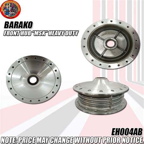 Barako Front Hub Msk Brand Heavy Duty Eh Ab Shopee Philippines