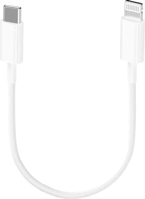 Usb C Lightning Kabel Kort 30 Cm Korte Iphone Oplader Kabel Snellaadkabel 20w