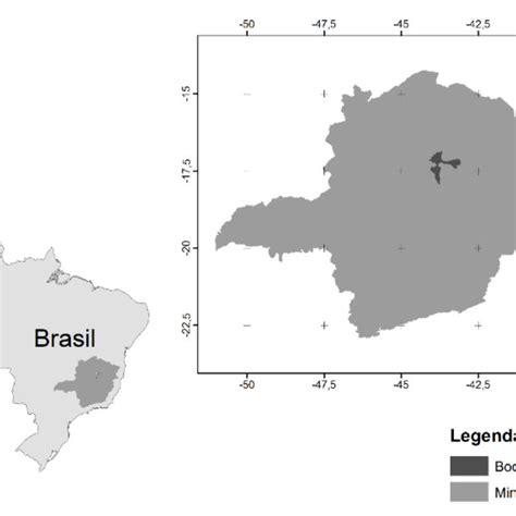 Localiza O Do Munic Pio De Bocai Va Mg Figure Location Of The