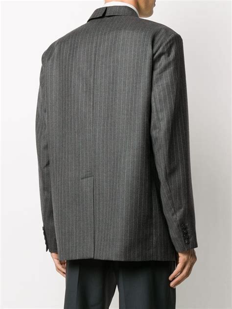 Valentino Pinstripe Double Breasted Blazer 2550 Lookastic