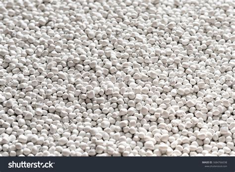 White Polymer Dye Granules Background Texture Stock Photo 1684766038