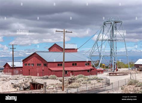 Tonopah Nevada US May 18 2011 Historic Mining Park Red Mine