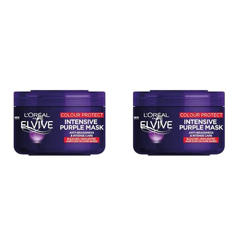 L Oreal Paris Elvive Colour Protect Anti Brassiness Purple Mask Ml