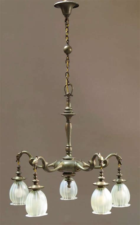 Arts And Crafts Chandelier At 1stdibs