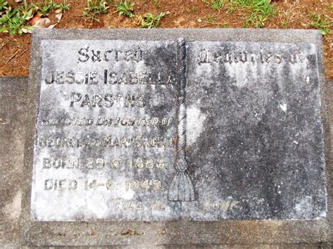 The Headstones Of Two People Are Shown