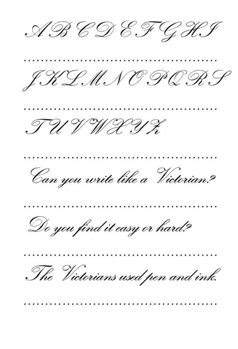 Victorian Handwriting