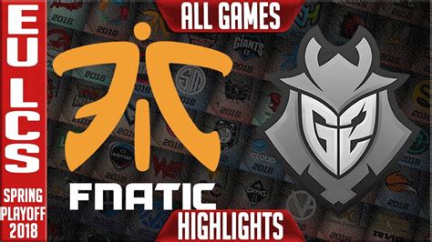 FNC Vs G2 Highlights ALL GAMES EU LCS Grand Final Playoffs Spring