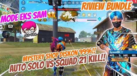 Solo Vs Squad Kill Aim Merah Pake Bundle Terbaru Auto Freestyle