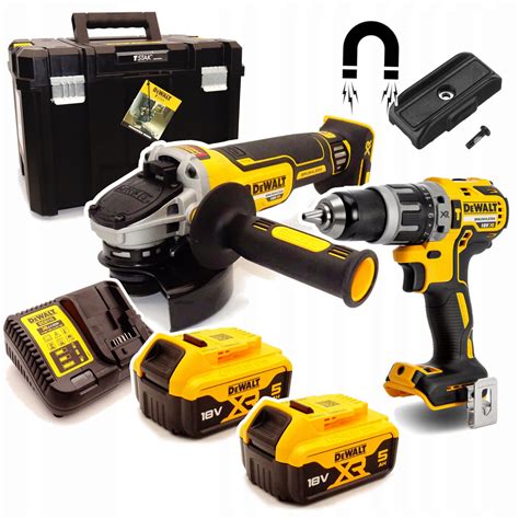 DEWALT ZESTAW DCK2080P2T SZLIFIERKA WKRĘTARKA 18V Wiertarka