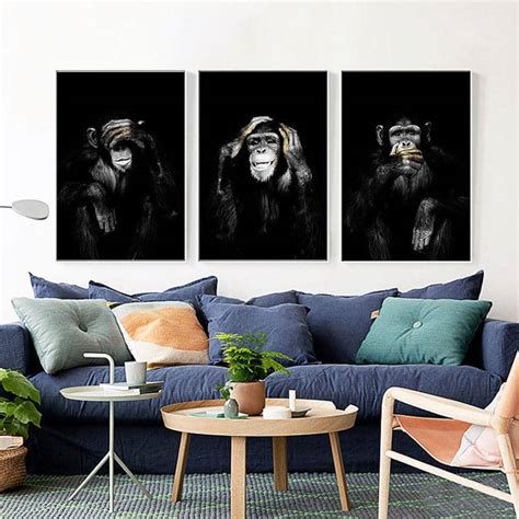 Dark Monkey Canvas | Artsare.com