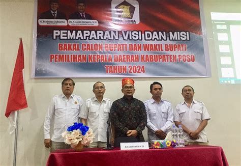 Gerindra Gelar Penyampaian Visi Misi Bakal Calon Bupati Poso