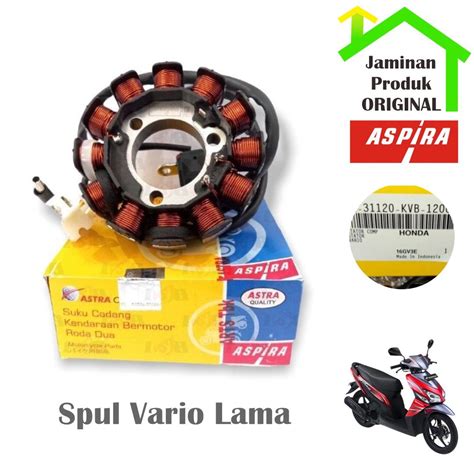 Aspira Spool Honda Vario Old Carburetor Stator Comp Magnet Pulser Spool