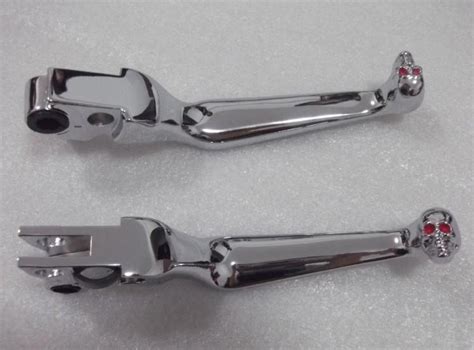 Find Chrome Clutch Brake Skull Levers For Harley Davidson Fxdb Street