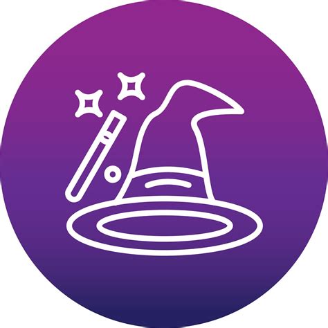 Wizard Hat Vector Icon Vector Art At Vecteezy