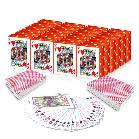 Mini Playing Card Stickers - Printable Cards