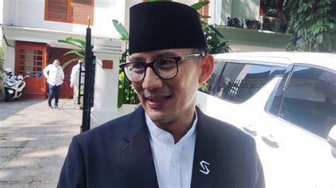 Dirumorkan Akan Bergabung Ke Ppp Sandiaga Uno Mohon Bersabar Sebentar