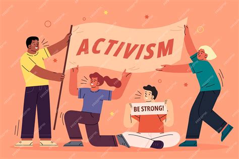 Premium Vector Hand Drawn Activism Illustration