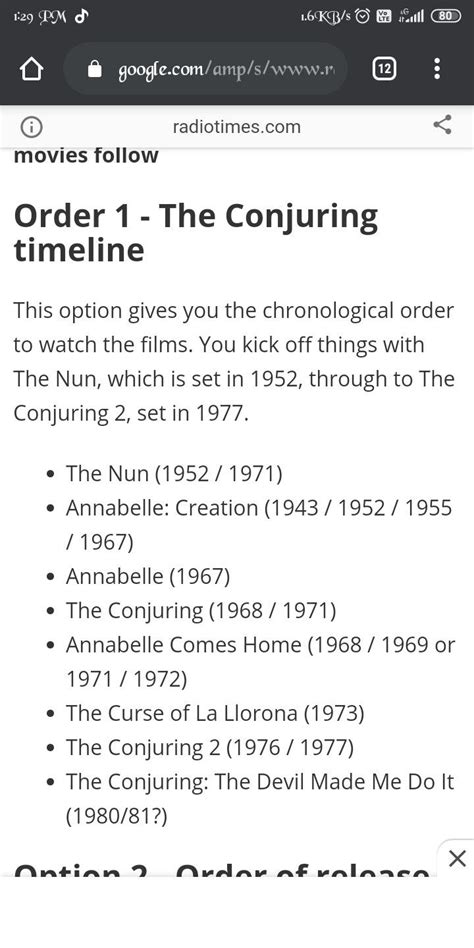 Conjuring movie timeline | The conjuring, Movies, Movie marathon