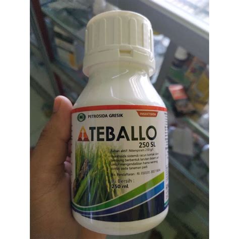 Jual Insektisida Teballo 250sl Bahan Aktif Nitenpiram 250g L Isi 250ml