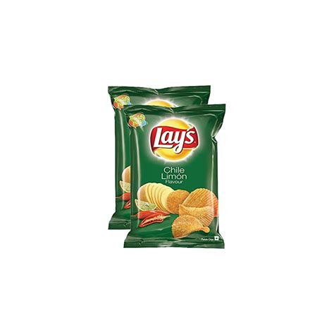 Lays Chilli Lemon 104 Gm Spar Combo Potato Chips Chile Limon 52g