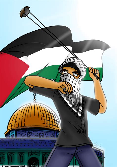 I drew a Palestinian freedom fighter : r/Palestine