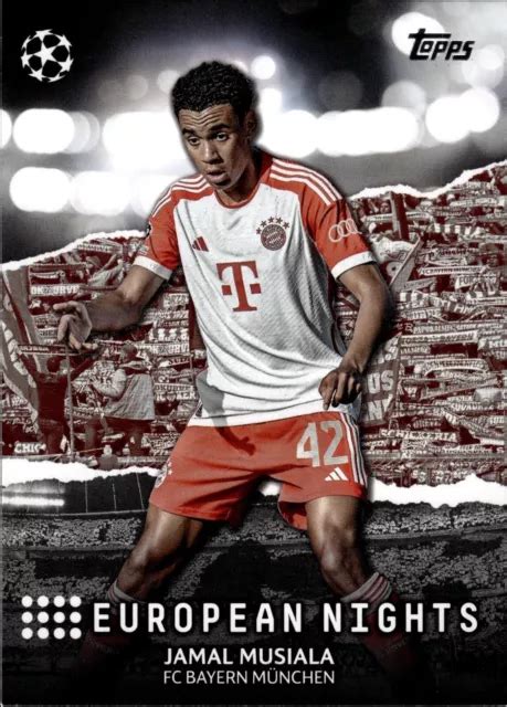 2023 24 TOPPS UCC European Nights FC Bayern Monaco Jamal Musiala EN 11