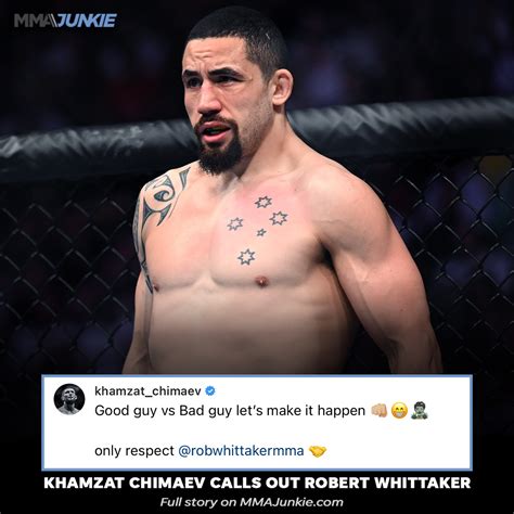 Watchwrestling On Twitter Rt Mmajunkie Khamzat Chimaev Indicates