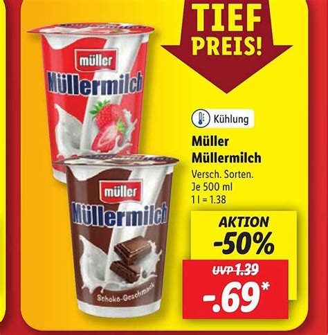 Müller Müllermilch Angebot bei Lidl 1Prospekte de