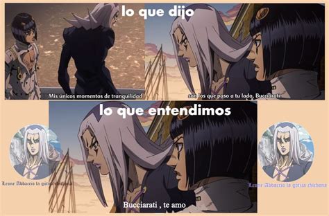 bucciarati y abbacchio Jojo s bizarre adventure La extraña aventura