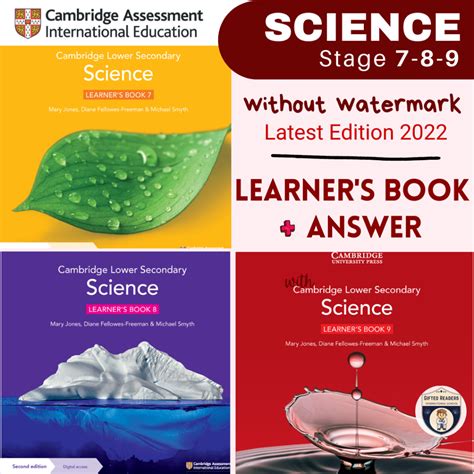 7 Latest 2023 Cambridge Lower Secondary Science Learners Book 7 8 9