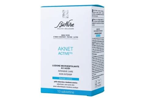 Bionike Aknet Active Peel 10 Salviettine Monouso