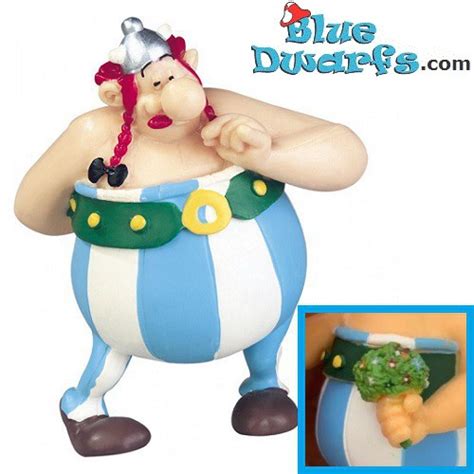 Obelix Mit Blumen Ist Verliebt Spielfigur Plastoy Cm