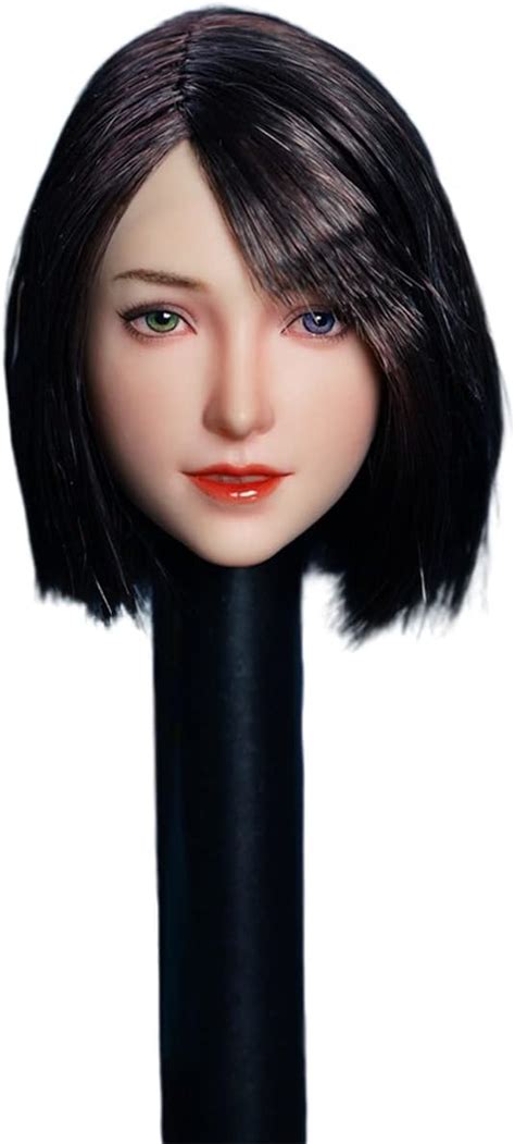 1 6 Scale Female Head Sculpt Asian Girl Pale Skin Head Carved For 12inch Phicen