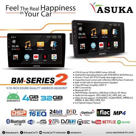 Jual Head Unit Android 10 Inch Asuka BM Series 210 Digital Sound