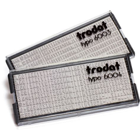 TRODAT Buchstaben Typo 6004 1 Set 4mm Kaufen Auf Postshop Ch