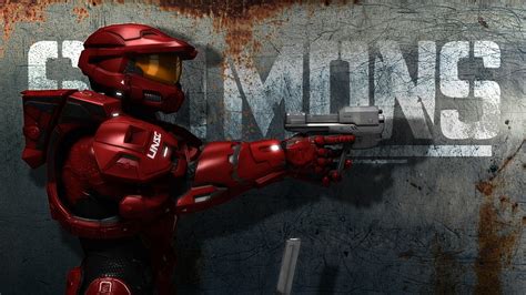 Halo Spartans Digital Art Red Vs Blue Artwork Halo Video Games Hd