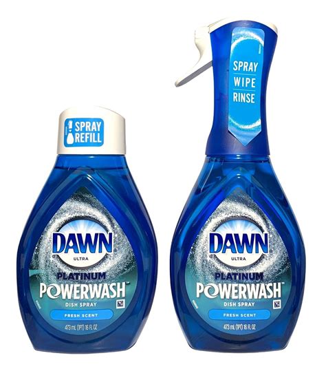 Dawn Platinum Powerwash Dish Spray Starter Kit Plus Refill Dish Soap Fresh Scent Ebay Fresh