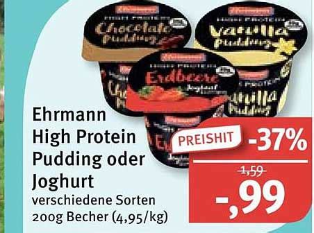 Ehrmann High Protein Pudding Oder Joghurt Angebot bei Feneberg ...
