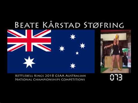 Beate K Rstad St Fring Snatch Kg Kettlebell Reps In