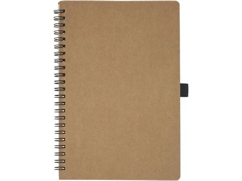 Cobble A5 Wire O Gerecycled Kartonnen Notitieboek Met Steenpapier Naturel