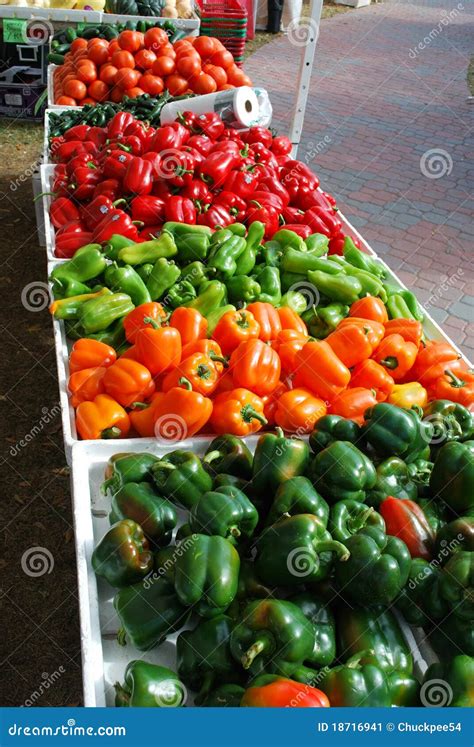 Farmers Market Stock Image Image Of Green Color Colorful 18716941