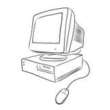 Old Computer Sketch Stock Photography - Image: 12367812