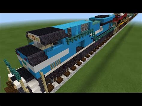 Minecraft Conrail SD80MAC Locomotive Tutorial YouTube